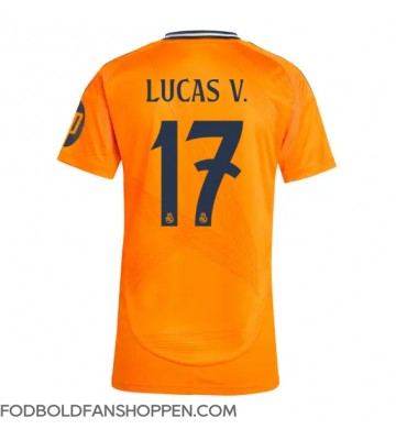 Real Madrid Lucas Vazquez #17 Udebanetrøje Dame 2024-25 Kortærmet